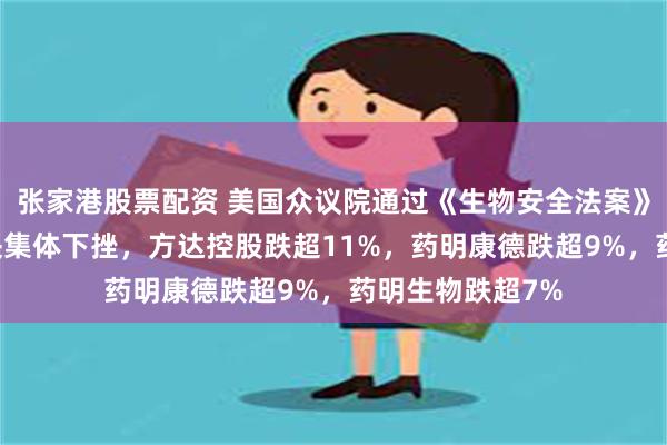 张家港股票配资 美国众议院通过《生物安全法案》！港股CXO板块集体下挫，方达控股跌超11%，药明康德跌超9%，药明生物跌超7%