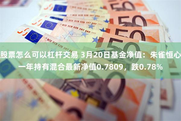 股票怎么可以杠杆交易 3月20日基金净值：朱雀恒心一年持有混合最新净值0.7809，跌0.78%