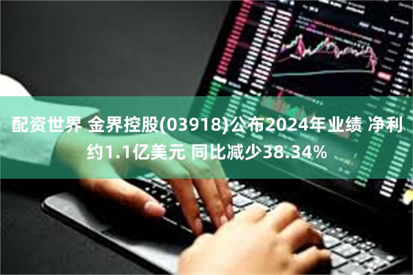配资世界 金界控股(03918)公布2024年业绩 净利约1.1亿美元 同比减少38.34%