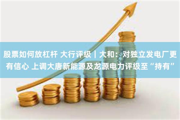 股票如何放杠杆 大行评级｜大和：对独立发电厂更有信心 上调大唐新能源及龙源电力评级至“持有”