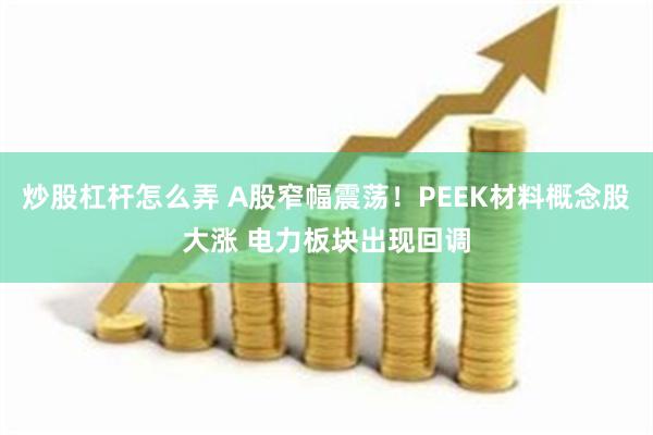 炒股杠杆怎么弄 A股窄幅震荡！PEEK材料概念股大涨 电力板块出现回调